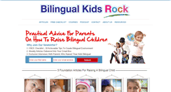 Desktop Screenshot of bilingualkidsrock.com